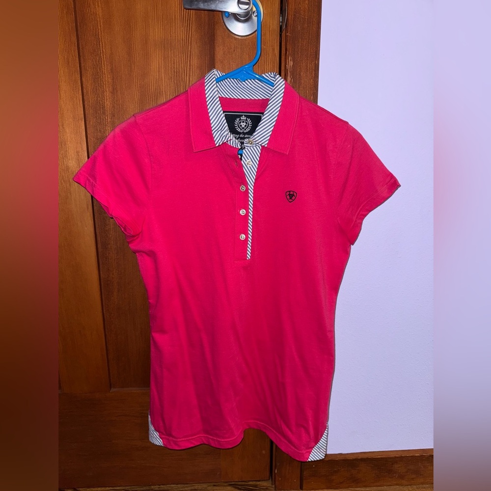 Small Ariat Pink Polo